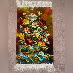 Silk Floral Persian Rug
